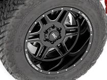 92 Series Wheel Machined One-Piece Gloss Black 22x12 8x180 -44mm Rough Country