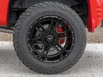 92 Series Wheel Machined One-Piece Gloss Black 22x12 8x180 -44mm Rough Country
