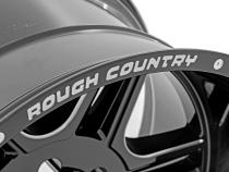 92 Series Wheel Machined One-Piece Gloss Black 22x12 6x135 -44mm Rough Country