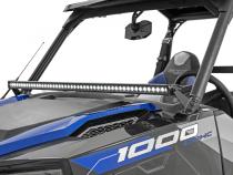 Polaris 50-Inch Single-Row Lower Windshield LED Kit Black Series 19-20 General Rough Country