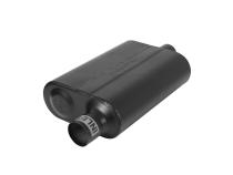 40 Series Delta Flow Chambered Muffler 40 Delta Flow 2.25 Offset In 2.25 Center Out Aggressive Sound Flowmaster