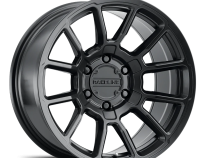 Aluminum Wheels 17x9 Gauge 950B Satin Black Multi Spoke -12 Offset 5 on 127 Bolt Pattern 78.1 Bore Raceline