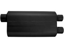 50 Series Hd Chambered Muffler 50 H.D 3.00 Offset In 2.50 Dual Out Moderate Sound Flowmaster