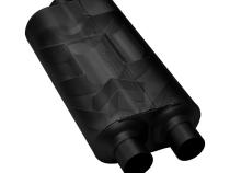 50 Series Hd Chambered Muffler 50 H.D 3.00 Offset In 2.50 Dual Out Moderate Sound Flowmaster