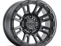 Aluminum Wheels 17x8.5 Compass 956B Satin Black 0 Offset 5 on 127 Bolt Pattern 78.1 Bore Raceline