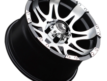 Aluminum Wheels 16x8 Raptor 982 Machined Face Black 0 Offset 6 on 139.7 Bolt Pattern 108 Bore Raceline
