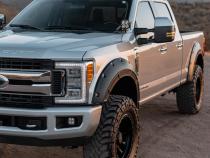 Defender Pocket Fender Flares Agate Black Ford Super Duty (17-22) Rough Country