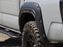 Defender Pocket Fender Flare Super White Toyota Tacoma (16-23) Rough Country