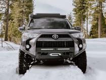 14-23 Toyota 4Runner Low Profile Front Bumper Side Supports Bare All Pro Off Road