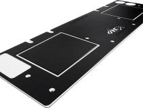 19-23 Jeep Gladiator Overland Tailgate Table Divided Cutting Board Black/White All Pro Off Road
