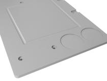 19-23 Jeep Gladiator Overland Tailgate Table Divided Cutting Board Gray All Pro Off Road