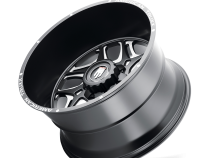Sweep AT1900 Satin Black Milled 22X12 5-127 -44MM 78.1MM Off Road Wheels American Truxx