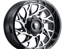 Destiny AT1913 Black Machined 22X12 5-127/5-139.7 -44MM 87.1MM Off Road Wheels American Truxx