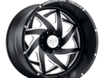 Forged Kronos ATF1910 Matte Black Milled 22X12 8-165.1 -44MM 125.2MM Off Road Wheels American Truxx Forged