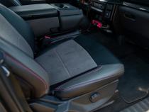 Front Seat Covers for 2021-Present Ford F150, 2023-Present Super Duty with Standard Seats, Black with Red Stitch PRP Seats