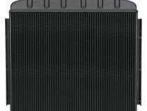 55-57 Tri-5 Chevy V8 Mount Aluminum Radiator Black Night Rider Series Cold Case Radiators