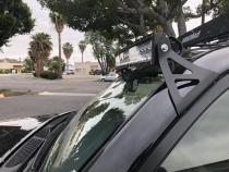 03-21 4Runner 52 Inch Curved LED Light Bar Roof Mounting Brackets Cali Raised LED