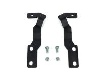 2016-Present Toyota Tacoma Low Profile Ditch Light Brackets Kit - (2) 3.5 inch Round Cannon Pod Ditch Lights Switch - Blue Backlight - Tall Cali Raised LED