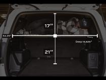 2010-2021 4Runner Interior Rear MOLLE Panel 3rd Row Seat Full Combo Rear Cargo Area Tray and Both Panels Cali Raised LED