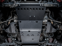 2005-2015 Toyota Tacoma Complete Skid Plate Collection - Steel Raw Cali Raised LED