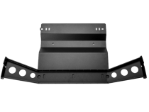 2016-2022 Toyota Tacoma Transfer Case Skid Plate - Aluminum Raw Cali Raised LED