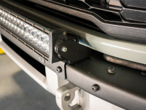 Bumper Light Bar Mounting Kit Fits 21-Present Ford Bronco Raptor - 5D Optic Osram 32 Inch Dual Row Bar (Combo Beam) Cali Raised LED