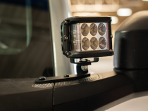 Ditch Light Mount Kit Fits 21-Present Ford Bronco Raptor - (2) 3.5 Inch Round Cannon Pods Cali Raised LED