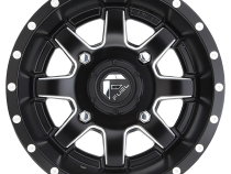 Aluminum Wheels 16X7 Maverick UTV D538 4 On 110 Matte Black Milled 79.4 Bore 13 Offset Fuel Off Road Wheels