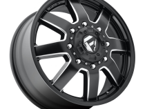 Dually Wheels 24X8.3 Maverick Dually D538 8 On 165.1 Black Milled 121.5 Bore 105 Offset 7 Spoke Front Dually Fuel Off Road Wheels