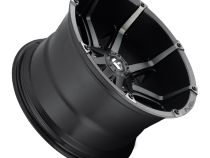 Aluminum Wheels 20X9 Coupler D556 5 On 114.3/5 On 127 Matte Black/Machined Dark Tint 78.1 Bore 1 Offset 8 Spoke Fuel Off Road Wheels