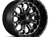 Aluminum Wheels 18X9 Crush D561 5 On 114.3/5 On 127 Gloss Black Double Dark Tint Machined Face 78.1 Bore 1 Offset 8 Spoke Fuel Off Road Wheels
