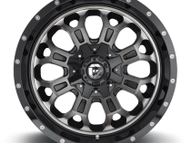 Aluminum Wheels 18X9 Crush D561 5 On 114.3/5 On 127 Gloss Black Double Dark Tint Machined Face 78.1 Bore 1 Offset 8 Spoke Fuel Off Road Wheels