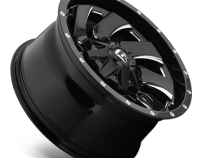 Aluminum Wheels 18X9 Cleaver D574 5 On 114.3/5 On 127 Gloss Black/Milled 78.1 Bore 1 Offset 8 Spoke Fuel Off Road Wheels