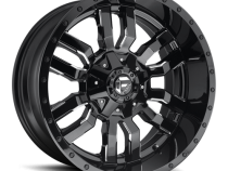 Aluminum Wheels 26X14 Sledge D595 5 On 127/5 On 139.7 Gloss Black/Milled 87.1 Bore -75 Offset Fuel Off Road Wheels