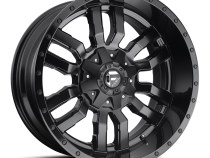 Aluminum Wheels 18X9 Sledge D596 5 On 114.3/5 On 127 Matte Black/Gloss Black Lip 78.1 Bore -12 Offset Fuel Off Road Wheels