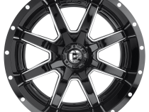 Aluminum Wheels 20X9 Maverick D610 5 On 108/5 On 127 Gloss Black/Milled 71.5 Bore 30 Offset Fuel Off Road Wheels