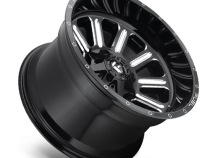 Aluminum Wheels 20X12 Hardline D620 5 On 114.3/5 On 127 Gloss Black/Milled 78.1 Bore -44 Offset Fuel Off Road Wheels