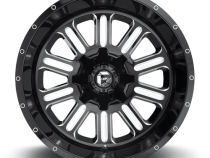 Aluminum Wheels 20X12 Hardline D620 5 On 114.3/5 On 127 Gloss Black/Milled 78.1 Bore -44 Offset Fuel Off Road Wheels