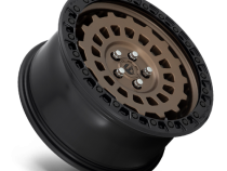 Aluminum Wheels 17X9 Zephyr D634 5 On 127 Matte Bronze W/Black Bead Ring 71.5 Bore 1 Offset Fuel Off Road Wheels