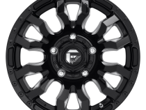 Aluminum Wheels 20X10 Blitz D673 5 On 127 Gloss Black Milled 71.5 Bore -18 Offset Multi Spoke Fuel Off Road Wheels