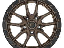 Aluminum Wheels 20X10 Rebel D681 5 On 127 Matte Bronze Black Bead Ring 75.3 Bore -18 Offset Fuel Off Road Wheels