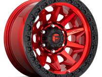 Aluminum Wheels 17X9 Covert D695 5 On 127 Candy Red Black Bead Ring 71.5 Bore 1 Offset Multi Spoke Fuel Off Road Wheels