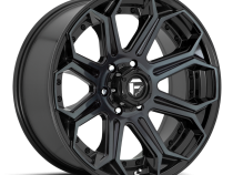 Aluminum Wheels 20X9 Siege D704 5 On 127 Gloss Black Machined Double Dark Tint 71.5 Bore 1 Offset Fuel Off Road Wheels