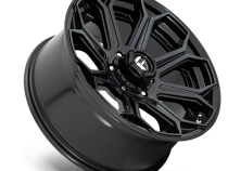 Aluminum Wheels 20X9 Siege D704 5 On 127 Gloss Black Machined Double Dark Tint 71.5 Bore 1 Offset Fuel Off Road Wheels