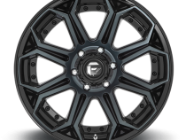 Aluminum Wheels 20X9 Siege D704 5 On 127 Gloss Black Machined Double Dark Tint 71.5 Bore 1 Offset Fuel Off Road Wheels