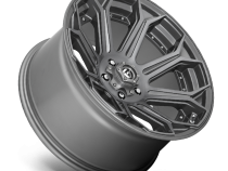 Aluminum Wheels 20X9 Siege D705 5 On 127 Brushed Gunmetal Gray Tinted Clear 71.5 Bore 1 Offset Fuel Off Road Wheels