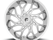 Aluminum Wheels 22X10 Runner D740 5 On 139.7 Chrome 78 Bore -18 Offset Fuel Off Road Wheels