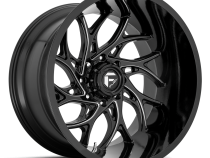 Aluminum Wheels 22X10 Runner D741 5 On 127 Gloss Black Milled 71.5 Bore -18 Offset Fuel Off Road Wheels