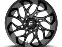 Aluminum Wheels 24X11 Runner D741 6 On 135 Gloss Black Milled 87.1 Bore 0 Offset Fuel Off Road Wheels