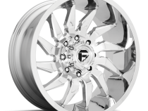 Aluminum Wheels 22X10 Saber D743 6 On 135 Chrome 87.1 Bore -18 Offset Fuel Off Road Wheels